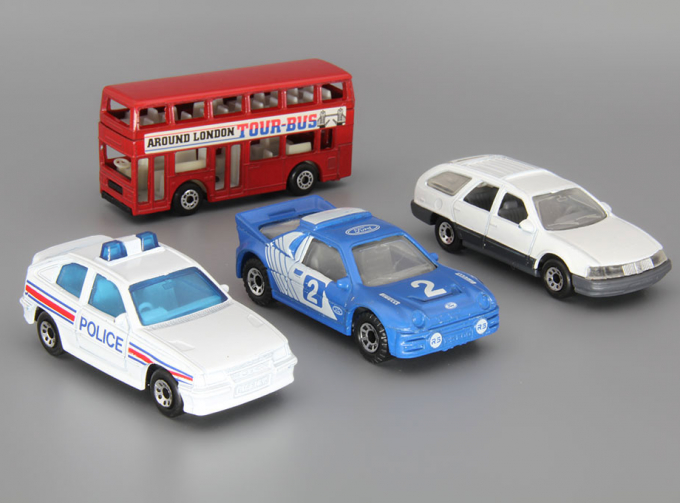 Набор моделей: MERCURY Sable Wagon, VAUXHALL Astra GTE I, FORD RS 200, LEYLEND Titan
