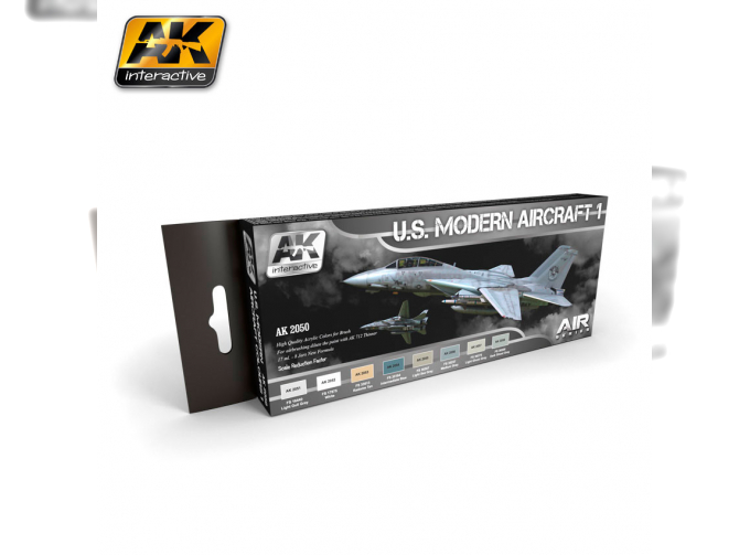 Набор акриловых красок "U.S. MODERN AIRCRAFT 1" (современная авиация США)