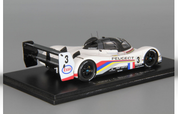 PEUGEOT 905 #3 E. Helary - C. Bouchut - G. Brabham Winner LM (1993), white