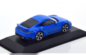 PORSCHE 911 (992) Turbo S Coupe (2020), blue