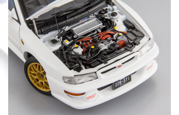 SUBARU Impreza 22B upgraded version (1998), white