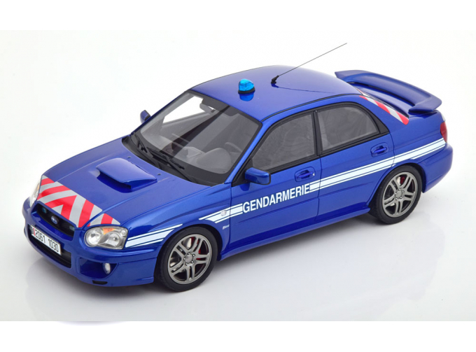 SUBARU Impreza STI WRX Gendarmerie (2006), blue red white