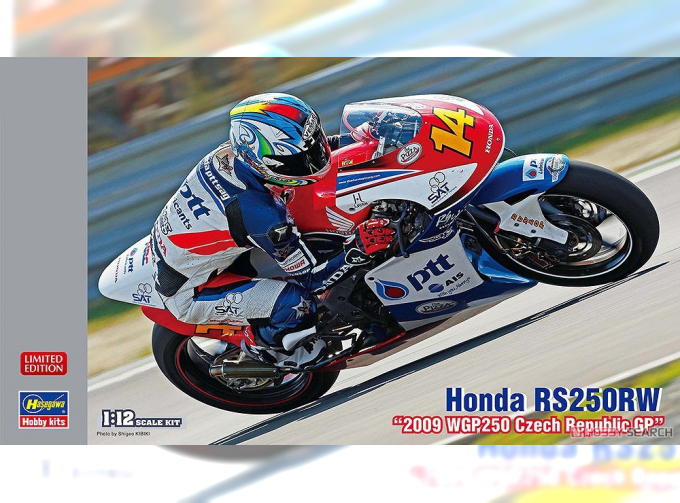 Сборная модель HONDA Rs250rw Team Scot Racing №14 Wgp 250 Czech Republic Motogp 2009