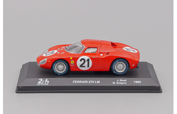 FERRARI 275lm 3.3l V12 Ch. N5893 Team N.a.r.t. North American Racing №21 Winner 24h Le Mans (1965) Jochen Rindt - Masten Gregory, Red
