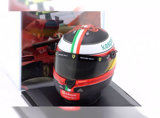 MINI HELMET №55 FERRARI SF21 6th Italy GP Formula 1 Carlos Sainz jr. (2021)