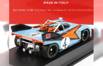 PORSCHE 908/3 Spider N 4 Targa Florio 1971 P.rodriguez - H.muller, Light Blue Orange