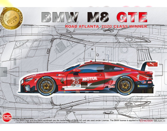 Сборная модель BMW M8 GTE 2020 Road Atlanta 6 Hours Winner