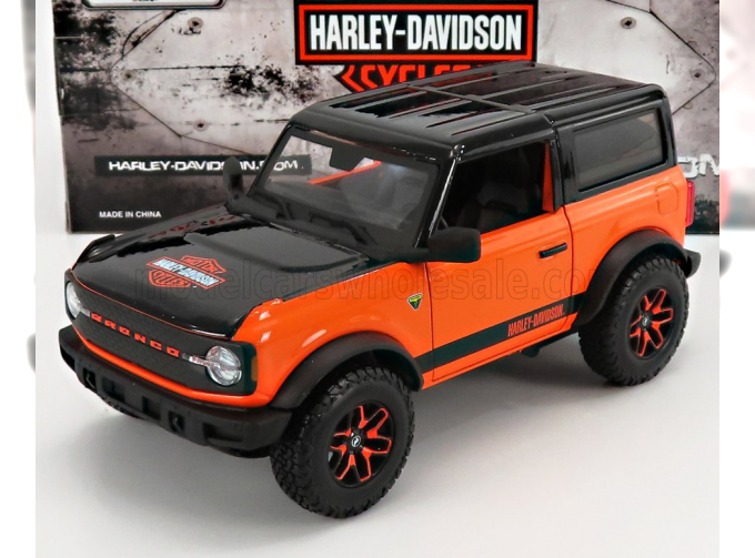 FORD Bronco Custom Harley Davidson (2021), Orange Black