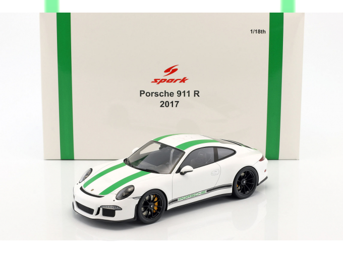 Porsche 911 R 2017 (white / green)