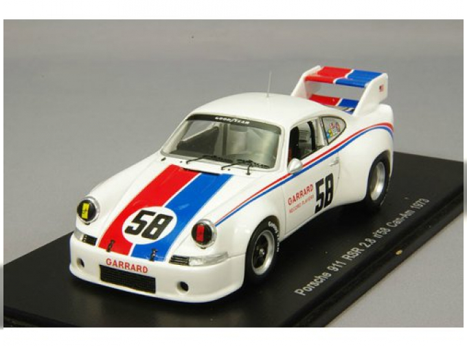 PORSCHE 911 RSR 2.8 long tail Brumos #58 Watkin Glens Сan Am 73, white