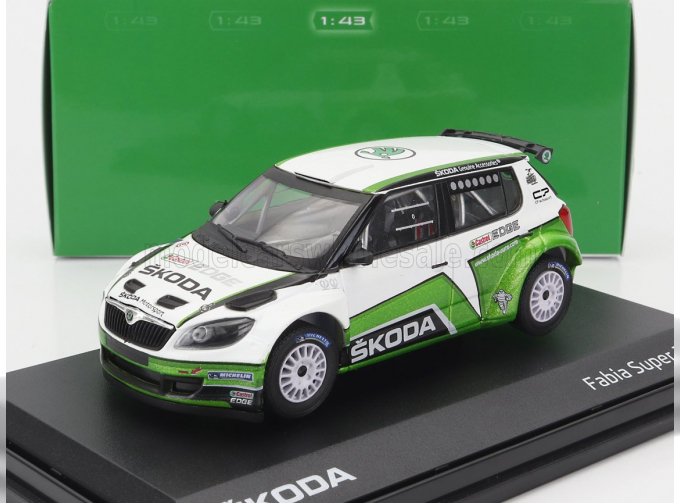 SKODA Fabia Ii Fl S2000 №0 Skoda Motorsport Design Rally (2012), Green White Black