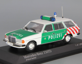 MERCEDES-BENZ 250 TD (S123) Autobahnpolizei Berlin (1982), white / green