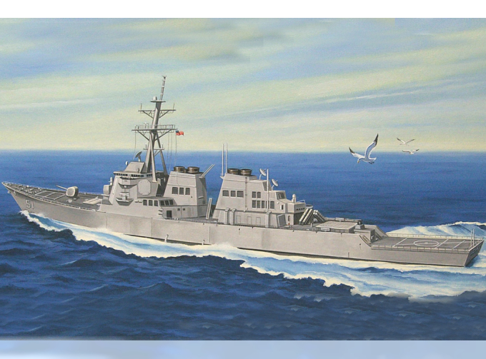 Сборная модель USS Arleigh Burke DDG-51