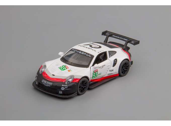 PORSCHE 911 RSR №93, белый/чёрный