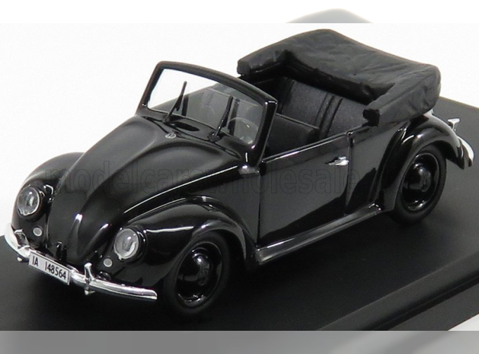 VOLKSWAGEN Beetle Kafer Kdf Cabriolet Gift For The 50th Birthday Of Adolf Hitler - 20 April 1939, Black