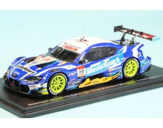 TOYOTA Supra Gr Team Wedssport Bandoh №19 Gt500 Class Super Gt (2025) Yuji Kunimoto - Sena Sakaguchi, Blue White