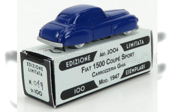 FIAT 1500 Ghia Coupe Gran Sport (1947), Blue