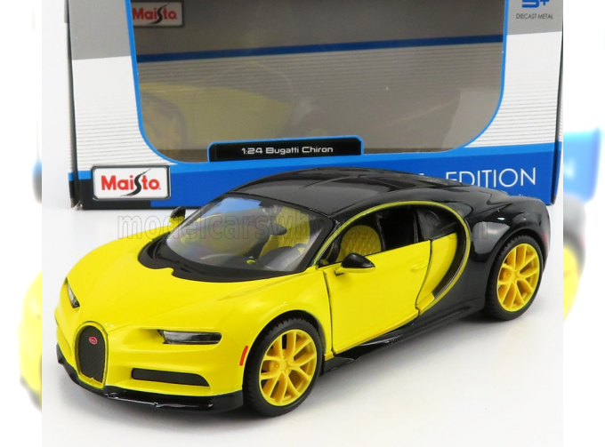 BUGATTI Chiron Le Patron (2016), Yellow - Nocturne Black