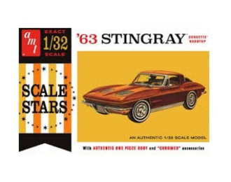 Сборная модель 1/25 1963 Chevy Corvette, plastic modelkit