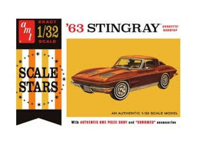 Сборная модель 1/25 1963 Chevy Corvette, plastic modelkit