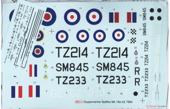 Сборная модель Supermarine Spitfire Mk.18e