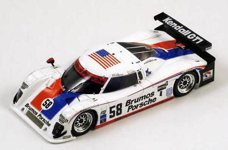 PORSCHE Brumos Winner Daytona 24h 2009 Riley MK11 №58, white