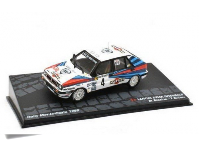 LANCIA Delta HF Integrale "MARTINI" #4 M.Biasion/T.Siviero победитель Rally Monte-Carlo Чемпион мира 1989