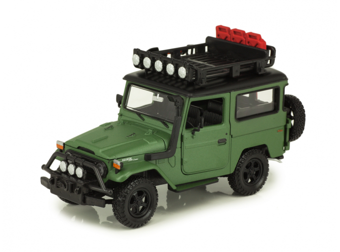 TOYOTA Fj40 Land Cruiser Hard-top Closed Off Road Version (1980), Matt Green Black