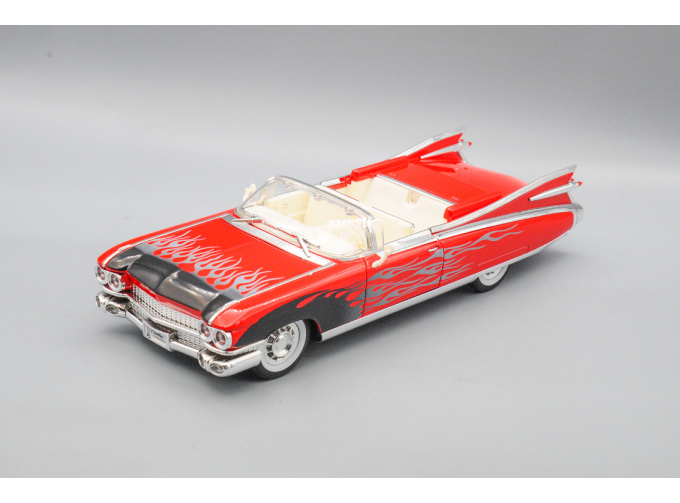 CADILLAC Eldorado 59 красный, пламя, 24 см.