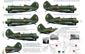 Декаль для I-16 tupe 29