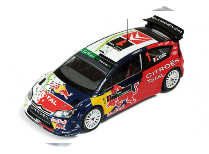 CITROEN C4 WRC n.1 S.Loeb - Hymotion Presentation (2008), красный