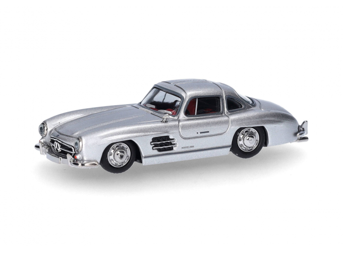 MERCEDES-BENZ 300 SL Gullwing W198, серебристый металлик