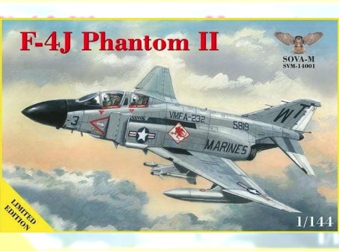 Сборная модель Истребитель Phantom F-4J USA