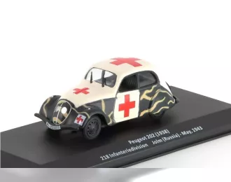 PEUGEOT 202 (1938) 218 Infanteriedivision Jolm Russia - May 1943, Samochody Wojskowe II Wojny Światowej 101
