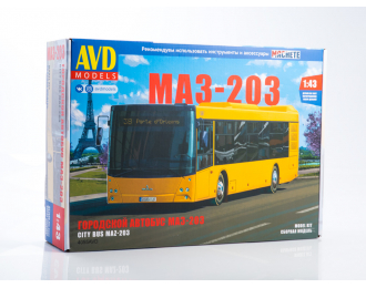 Сборная модель Городской автобус Минский-203