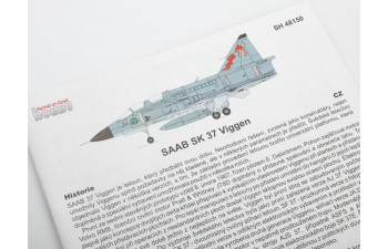 Сборная модель SAAB SK-37E Stor-Viggen “Electronic Warfare Agressor”