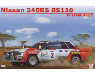 Сборная модель Nissan 240RS BS110 Safary Rally #15 (1984)