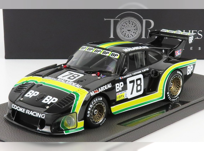 PORSCHE 935k3 Coke Racing Bp N78 5th 24h Le Mans (2nd Class) (1982) D.Snobeck - F.Servanin - R.Metge, Black Yellow