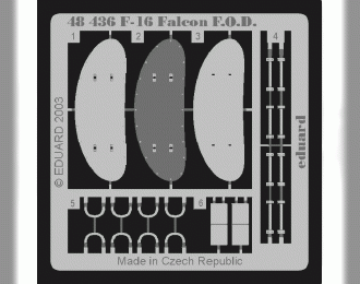 Фототравление F-16A F.O.D.