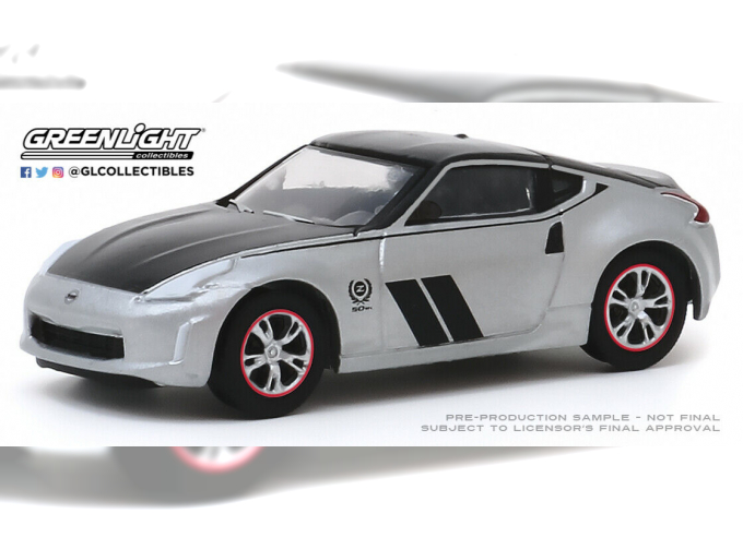 NISSAN 370Z Coupe 50th Anniversary 2020 Silver and Black