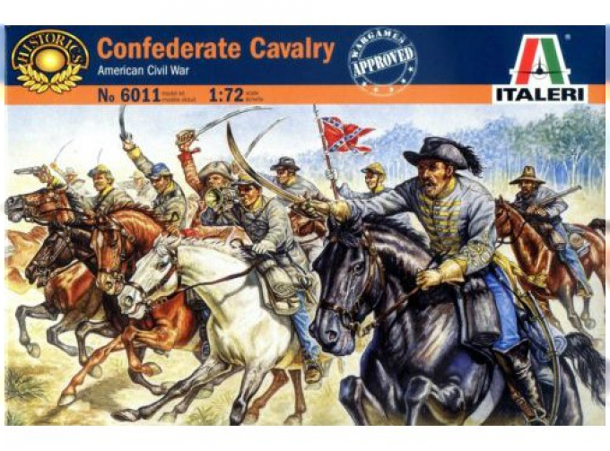 Сборная модель Солдаты CONFEDERATE CAVALRY (AMERICAN CIVIL WAR)