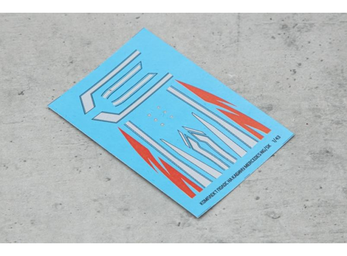 Декаль Декоративные полосы на кабину MERCEDES-BENZ 2232-2236