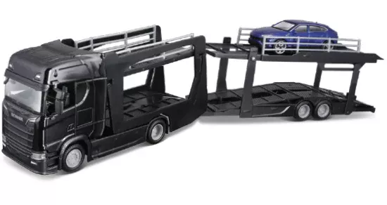 SCANIA S730 Highline black + Lamborghini Urus