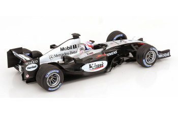McLAREN F1  Mp4/19 Mercedes №6 Season (2004) Kimi Raikkonen, Black Silver