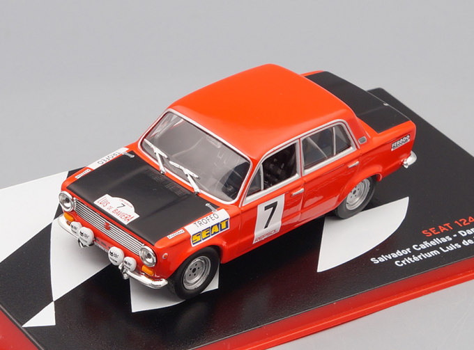 SEAT 124 1600 #7 Criterium Luis de Baviera Salvador Canellas - Daniel Ferrater (1972), red