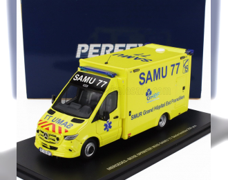 MERCEDES-BENZ Sprinter Van Was Samu 77 Smur Grand Hopital Est Francilien Ambulance (2024), Yellow