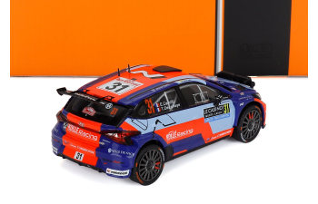 HYUNDAI I20 N Rally2 Team Hyundai Motorsport №31 Rally Montecarlo (2025) Eric Camilli - Thibault De La Haye, 2 Tone Blue White