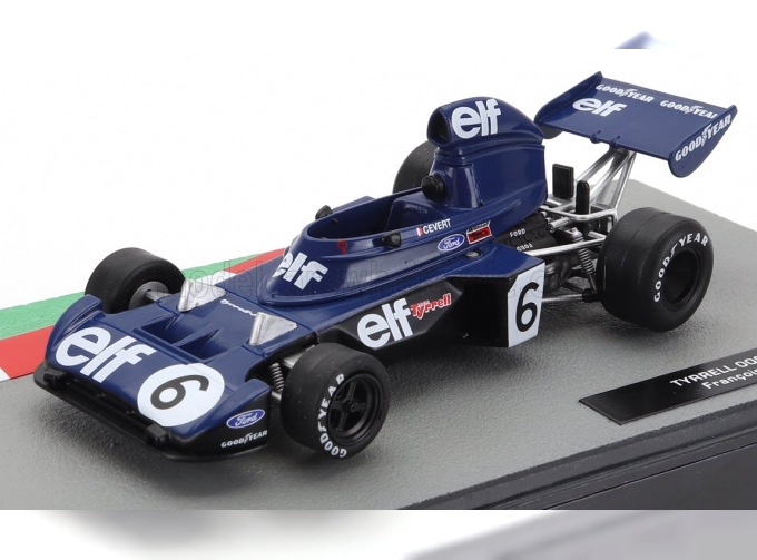 TYRRELL F1 006 Team Elf Tyrrel №6 Season (1973) Francoise Cevert, Blue