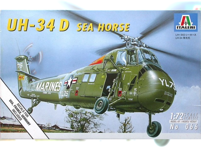 Сборная модель Американский транспортный вертолёт Sikorsky UH-34D Sea Horse