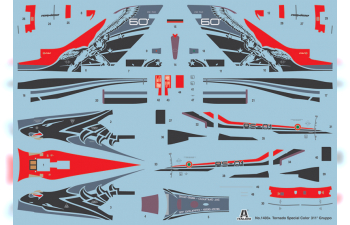 Сборная модель Самолёт TORNADO IDS 60° Anniv.311 ° GV RSV